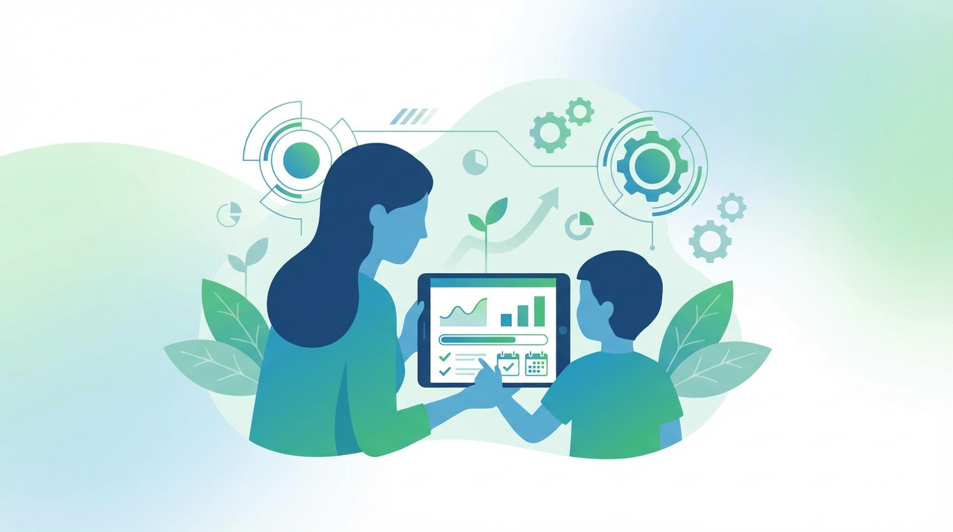 家庭で続く、成長が見える仕組み